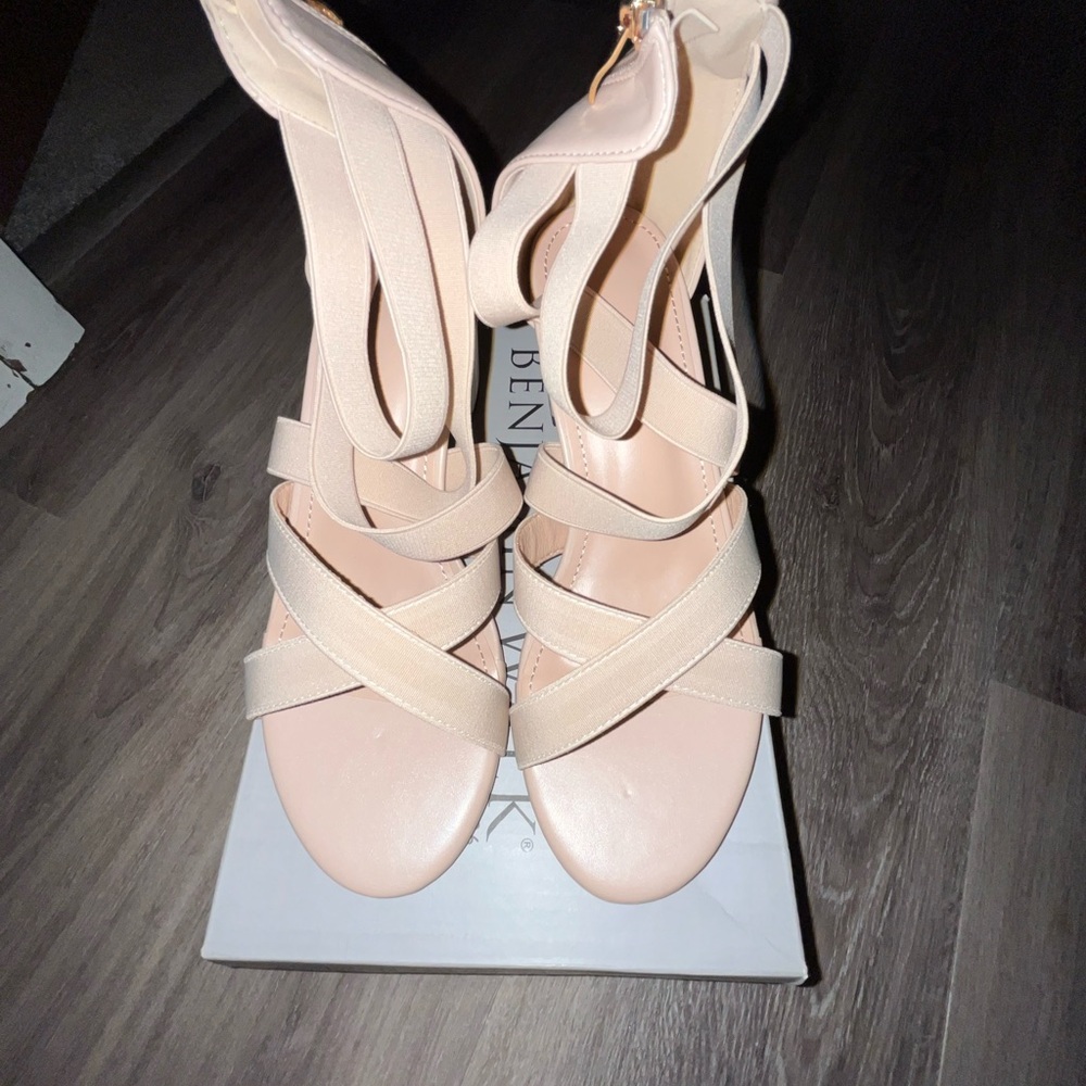 Cream heels